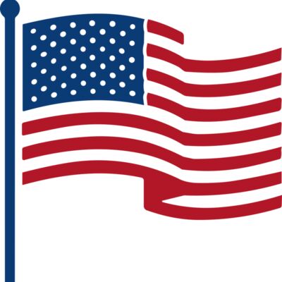 US Flag in Pole Thumbnail