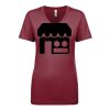 Next Level Apparel 1540 - Ladies' Ideal V-Neck Thumbnail