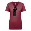 Next Level Apparel 1540 - Ladies' Ideal V-Neck Thumbnail