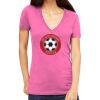Tultex 214 - Ladies' Slim Fit Fine Jersey V-Neck Thumbnail