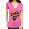Tultex 214 - Ladies' Slim Fit Fine Jersey V-Neck Thumbnail