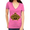 Tultex 214 - Ladies' Slim Fit Fine Jersey V-Neck Thumbnail