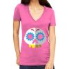 Tultex 214 - Ladies' Slim Fit Fine Jersey V-Neck Thumbnail