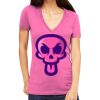 Tultex 214 - Ladies' Slim Fit Fine Jersey V-Neck Thumbnail