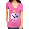 Tultex 214 - Ladies' Slim Fit Fine Jersey V-Neck Thumbnail