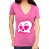 Tultex 214 - Ladies' Slim Fit Fine Jersey V-Neck Thumbnail