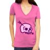 Tultex 214 - Ladies' Slim Fit Fine Jersey V-Neck Thumbnail