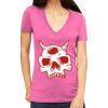 Tultex 214 - Ladies' Slim Fit Fine Jersey V-Neck Thumbnail