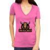Tultex 214 - Ladies' Slim Fit Fine Jersey V-Neck Thumbnail
