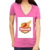 Tultex 214 - Ladies' Slim Fit Fine Jersey V-Neck Thumbnail