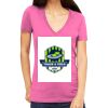 Tultex 214 - Ladies' Slim Fit Fine Jersey V-Neck Thumbnail