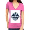 Tultex 214 - Ladies' Slim Fit Fine Jersey V-Neck Thumbnail