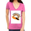 Tultex 214 - Ladies' Slim Fit Fine Jersey V-Neck Thumbnail
