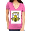 Tultex 214 - Ladies' Slim Fit Fine Jersey V-Neck Thumbnail