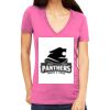 Tultex 214 - Ladies' Slim Fit Fine Jersey V-Neck Thumbnail