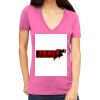 Tultex 214 - Ladies' Slim Fit Fine Jersey V-Neck Thumbnail