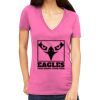 Tultex 214 - Ladies' Slim Fit Fine Jersey V-Neck Thumbnail
