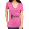Tultex 214 - Ladies' Slim Fit Fine Jersey V-Neck Thumbnail