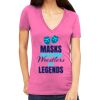 Tultex 214 - Ladies' Slim Fit Fine Jersey V-Neck Thumbnail