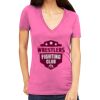 Tultex 214 - Ladies' Slim Fit Fine Jersey V-Neck Thumbnail