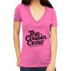 Tultex 214 - Ladies' Slim Fit Fine Jersey V-Neck Thumbnail