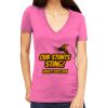 Tultex 214 - Ladies' Slim Fit Fine Jersey V-Neck Thumbnail