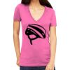 Tultex 214 - Ladies' Slim Fit Fine Jersey V-Neck Thumbnail