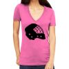 Tultex 214 - Ladies' Slim Fit Fine Jersey V-Neck Thumbnail