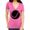 Tultex 214 - Ladies' Slim Fit Fine Jersey V-Neck Thumbnail