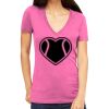 Tultex 214 - Ladies' Slim Fit Fine Jersey V-Neck Thumbnail