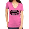 Tultex 214 - Ladies' Slim Fit Fine Jersey V-Neck Thumbnail