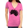 Tultex 214 - Ladies' Slim Fit Fine Jersey V-Neck Thumbnail