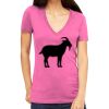 Tultex 214 - Ladies' Slim Fit Fine Jersey V-Neck Thumbnail