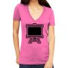 Tultex 214 - Ladies' Slim Fit Fine Jersey V-Neck Thumbnail