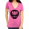 Tultex 214 - Ladies' Slim Fit Fine Jersey V-Neck Thumbnail