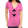 Tultex 214 - Ladies' Slim Fit Fine Jersey V-Neck Thumbnail