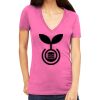 Tultex 214 - Ladies' Slim Fit Fine Jersey V-Neck Thumbnail
