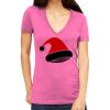 Tultex 214 - Ladies' Slim Fit Fine Jersey V-Neck Thumbnail