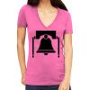 Tultex 214 - Ladies' Slim Fit Fine Jersey V-Neck Thumbnail
