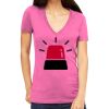Tultex 214 - Ladies' Slim Fit Fine Jersey V-Neck Thumbnail