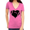 Tultex 214 - Ladies' Slim Fit Fine Jersey V-Neck Thumbnail