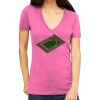 Tultex 214 - Ladies' Slim Fit Fine Jersey V-Neck Thumbnail