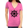 Tultex 214 - Ladies' Slim Fit Fine Jersey V-Neck Thumbnail