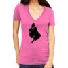 Tultex 214 - Ladies' Slim Fit Fine Jersey V-Neck Thumbnail