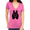 Tultex 214 - Ladies' Slim Fit Fine Jersey V-Neck Thumbnail