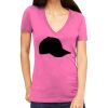 Tultex 214 - Ladies' Slim Fit Fine Jersey V-Neck Thumbnail