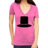 Tultex 214 - Ladies' Slim Fit Fine Jersey V-Neck Thumbnail