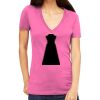 Tultex 214 - Ladies' Slim Fit Fine Jersey V-Neck Thumbnail