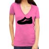 Tultex 214 - Ladies' Slim Fit Fine Jersey V-Neck Thumbnail