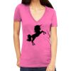 Tultex 214 - Ladies' Slim Fit Fine Jersey V-Neck Thumbnail